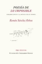 POESÍA DE LO IMPOSIBLE, de RAMON SANCHEZ OCHOA | portada del libro