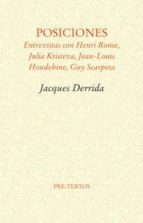 POSICIONES, de Jacques Derrida | portada del libro