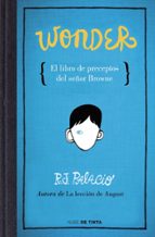 El libro de preceptos del señor Browne (Wonder), de R.J. Palacio | portada del libro