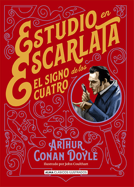 Estudio en escarlata, de Conan Doyle, Arthur | portada del libro