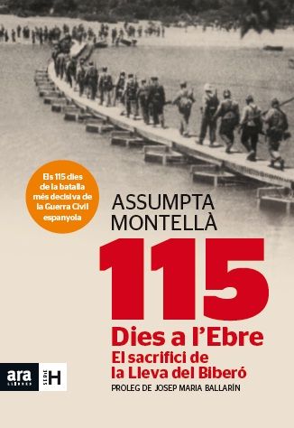 115 dies a l'Ebre, de Montellà i Carlos, Assumpta | portada del libro