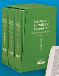 Diccionari etimològic essencial de la llengua catalana, de Coromines i Vigneaux, Joan | portada del libro