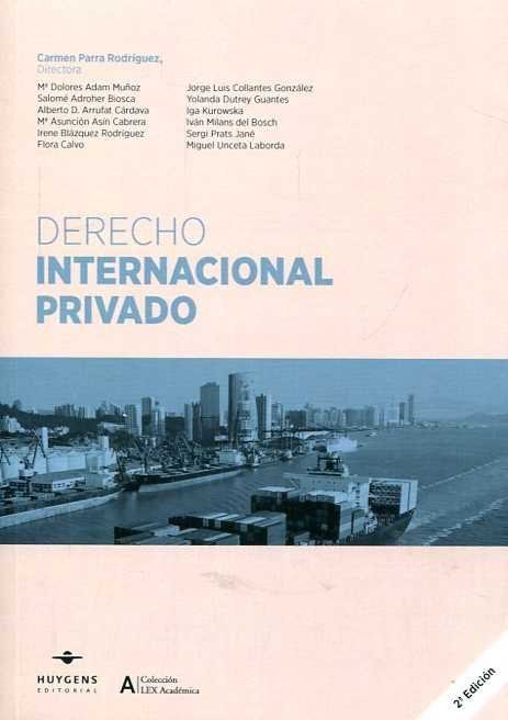 Derecho Internacional Privado, de Parra Rodríguez | portada del libro