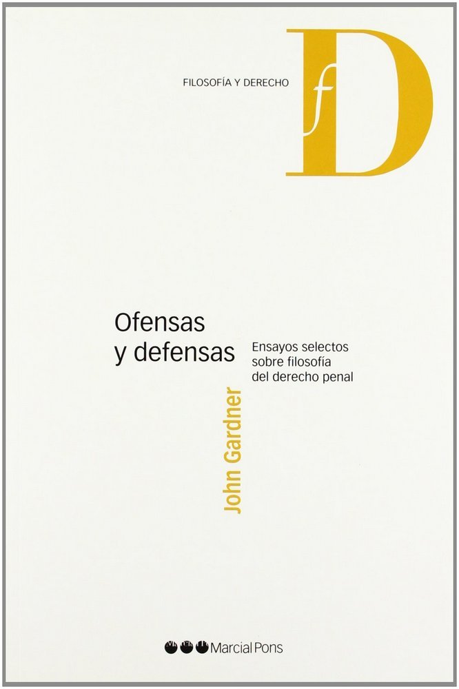 Ofensas y defensas, de Gardner, John | portada del libro