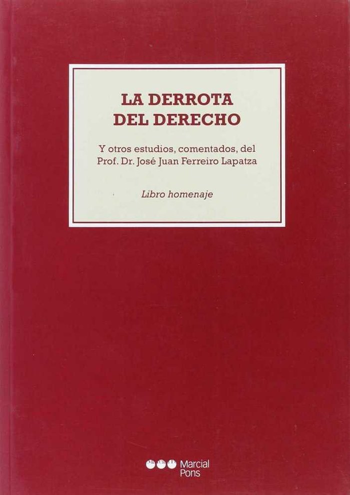 La derrota del Derecho, de Varios autores | portada del libro