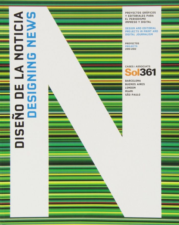 DISEÑO DE LA NOTICIA/DESIGNING NEWS, de EDITORIAL SOL | portada del libro