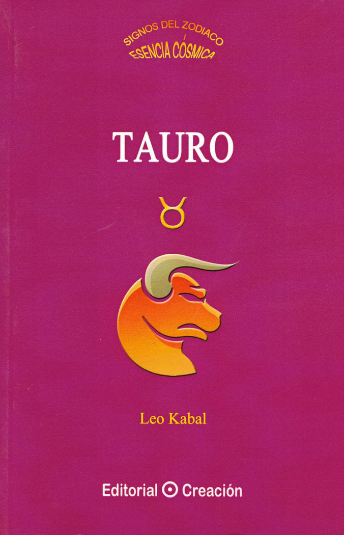 Tauro, de Kabal, Leo | portada del libro