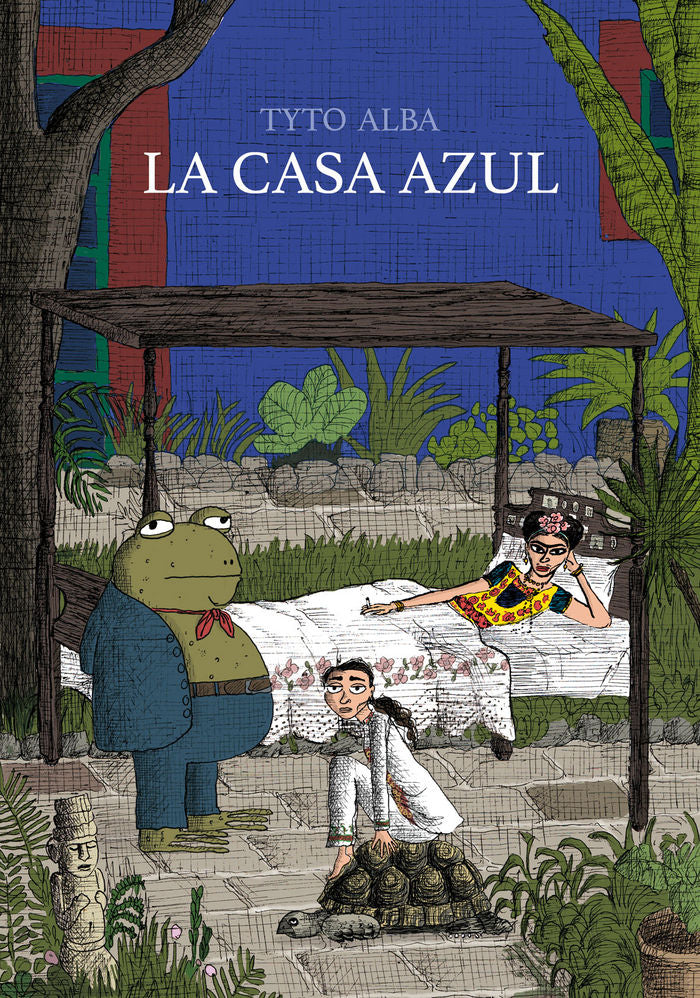 La casa azul, de Alba, Tyto | portada del libro