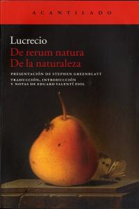 De rerum natura. De la naturaleza, de Lucrecio | portada del libro