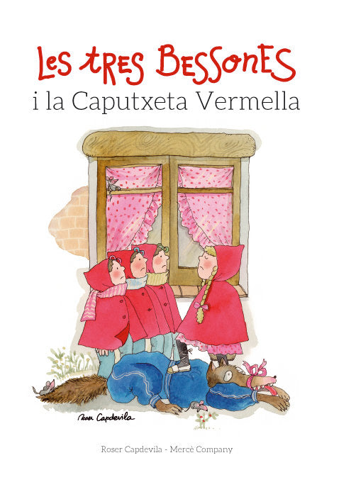 Les tres Bessones i la Caputxeta Vermella, de Company, Mercè | portada del libro