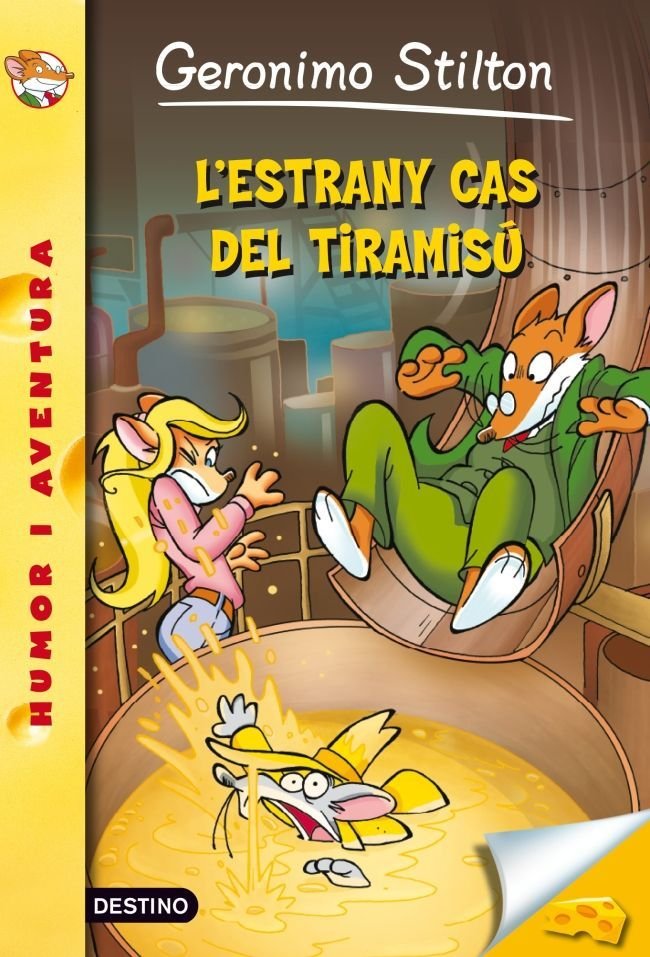 49-L'estrany cas del tiramisú, de Stilton, Geronimo | portada del libro