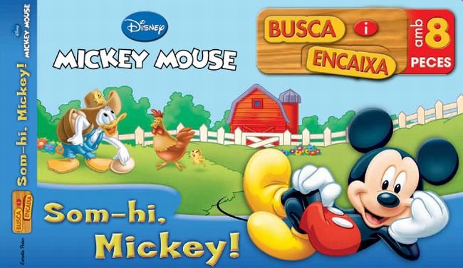 (CAT).BUSCA I ENCAIXA.SOM-HI, MICKEY!.(DISNEY), de DIVERSOS AUTORS | portada del libro