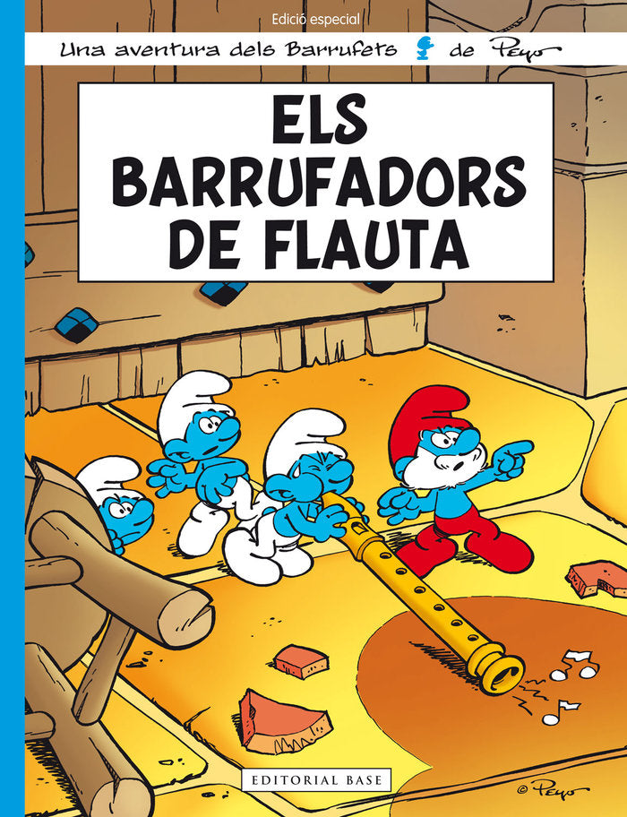 Els barrufadors de flauta, de Culliford, Thierry | portada del libro