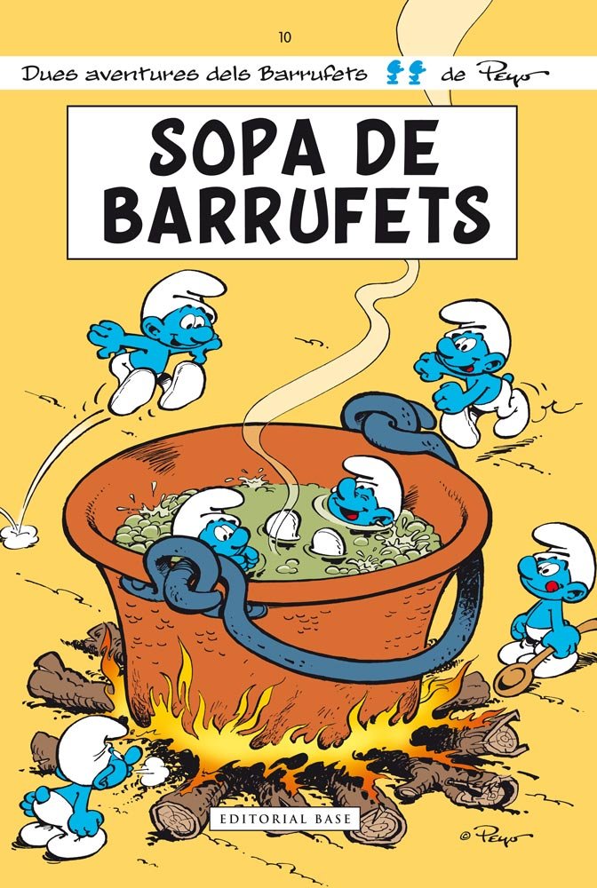 Sopa de Barrufets, de Peyo | portada del libro