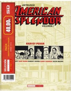 PACK SELECCION LA CUPULA AMERICAN SPLENDOR VOL 1 A 3, de PEKAR HARVEY | portada del libro