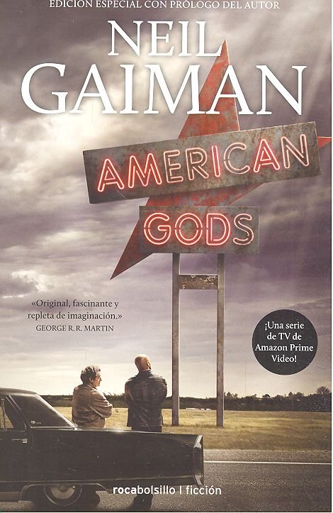 American Gods, de Gaiman, Neil | portada del libro