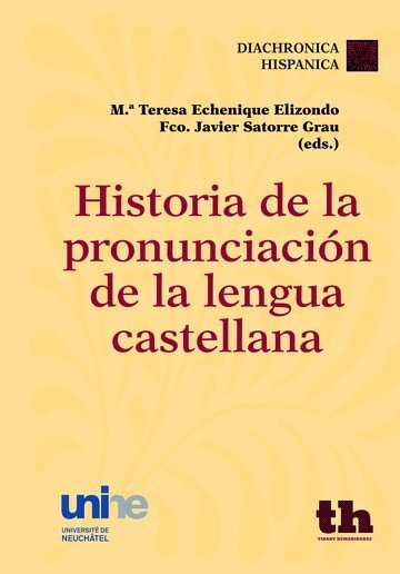 Historia de la pronunciación de la lengua castellana | portada del libro