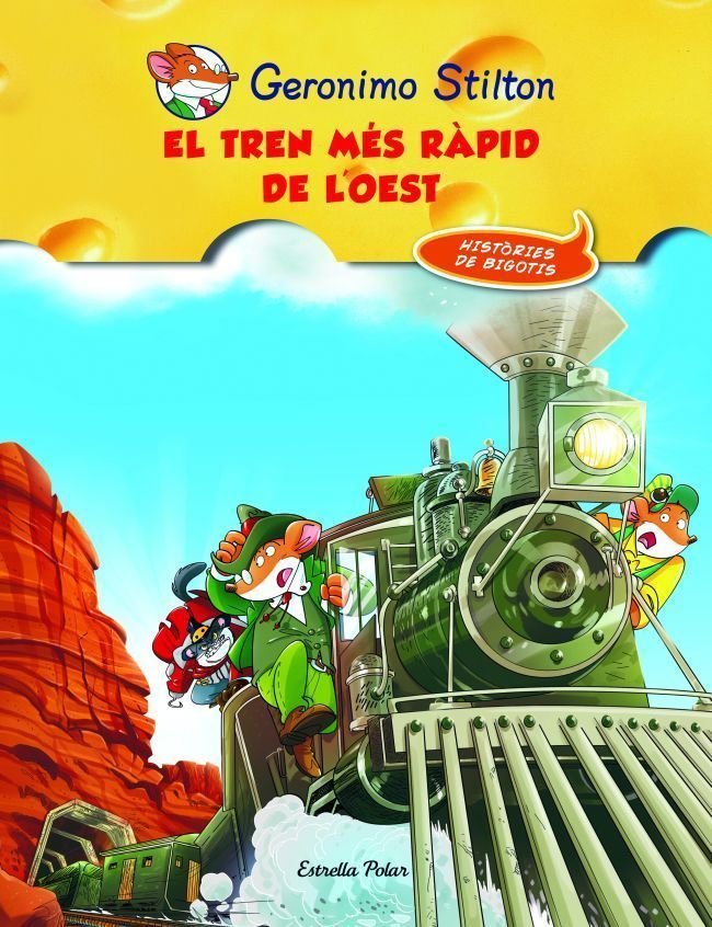 El tren més ràpid de l'oest, de Stilton, Geronimo | portada del libro