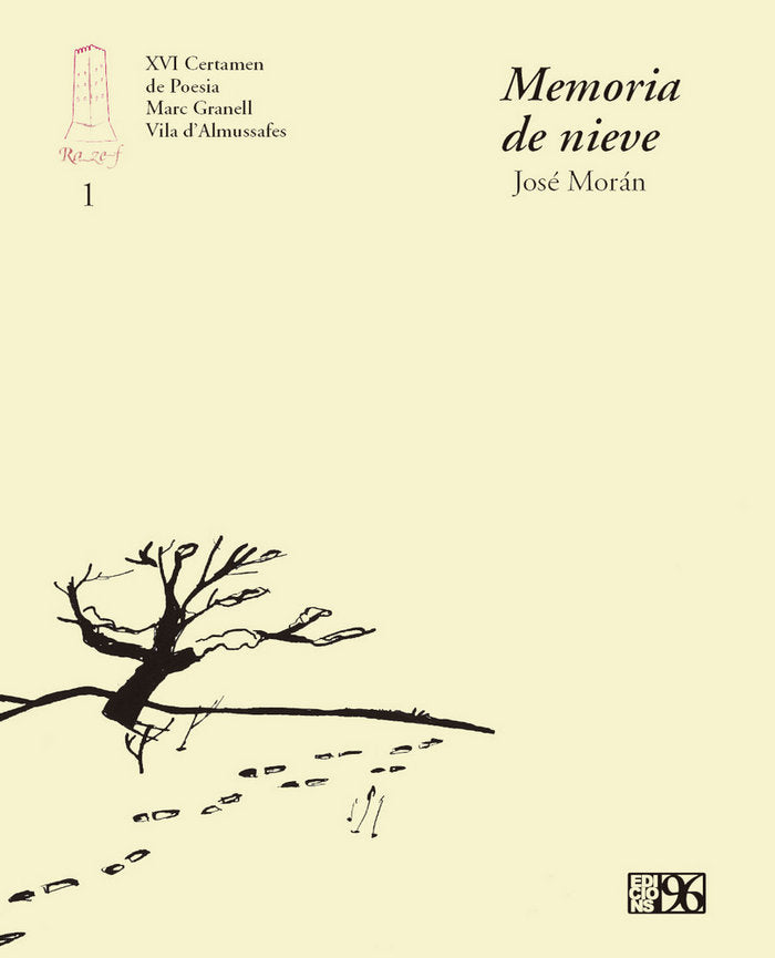 Memoria de nieve, de Morán Pastor | portada del libro