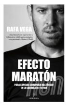 EFECTO MARATON, de Rafael Vega | portada del libro