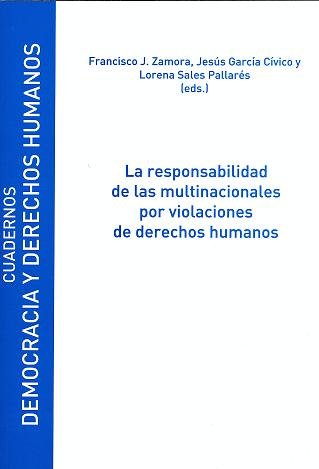 La responsabilidad de las multinacionales por violaciones de derechos humanos, de Varios autores | portada del libro