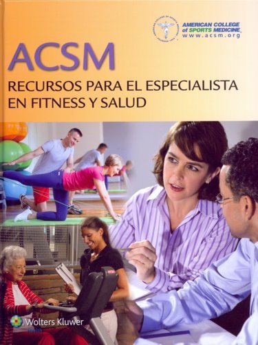 ACSM Recursos para el especialista en fitness y salud, de American College of Sports Medicine | portada del libro