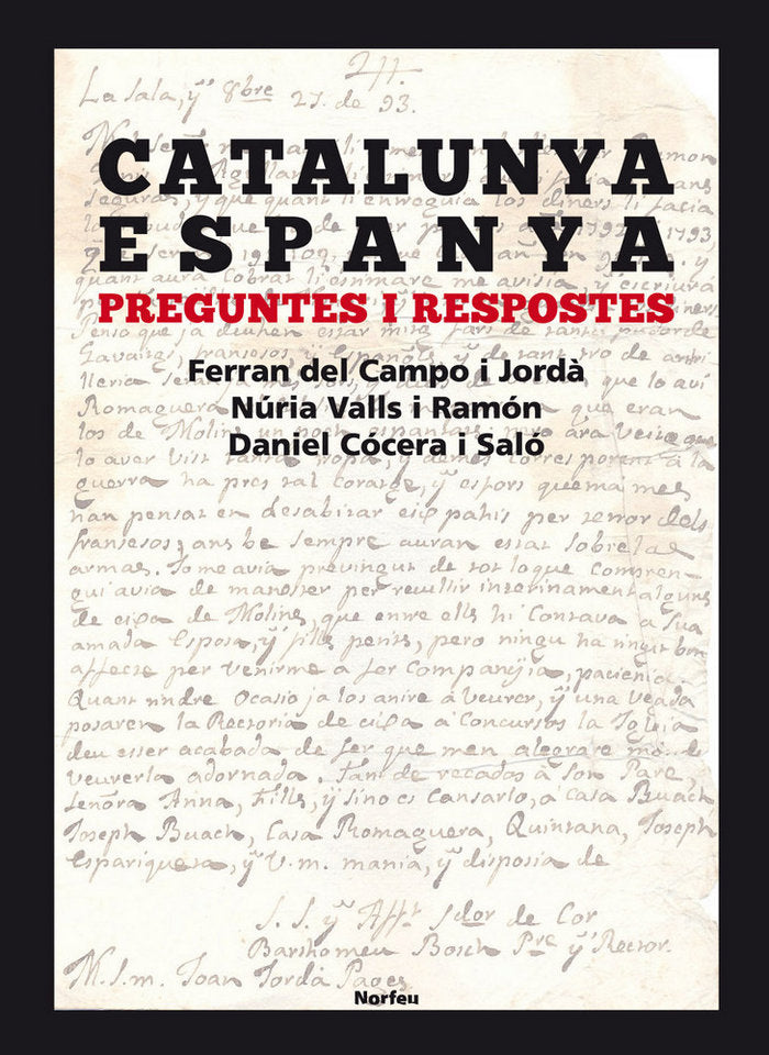 Catalunya-Espanya., de del Campo Jordà, Ferran | portada del libro