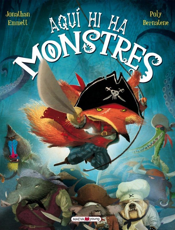 Aquí hi ha monstres, de Emmett, Jonathan | portada del libro