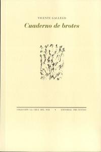 CUADERNO DE BROTES, de Gallego Barredo | portada del libro