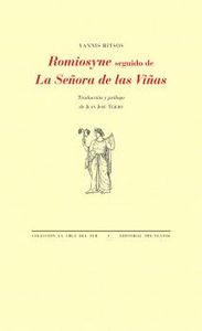 ROMIOSYNE SEGUIDO DE LA SEÑORA DE LAS VIÑAS, de Ritsos | portada del libro