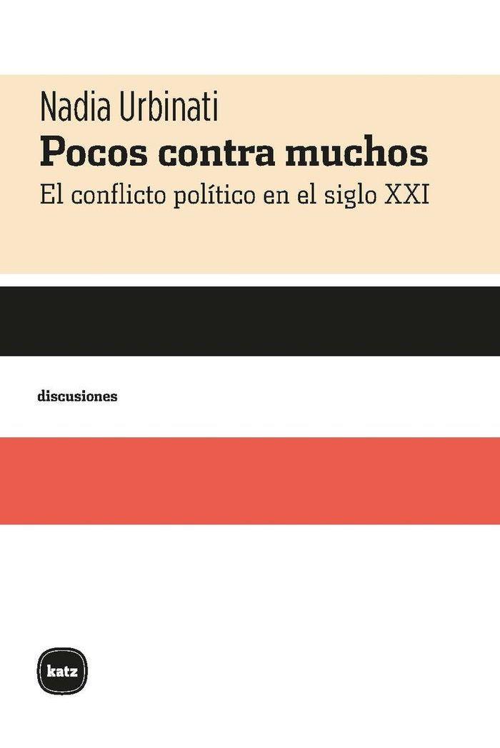 POCOS CONTRA MUCHOS, de URBINATI, NADIA | portada del libro