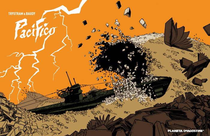 Pacífico (novela gráfica), de Trystram | portada del libro