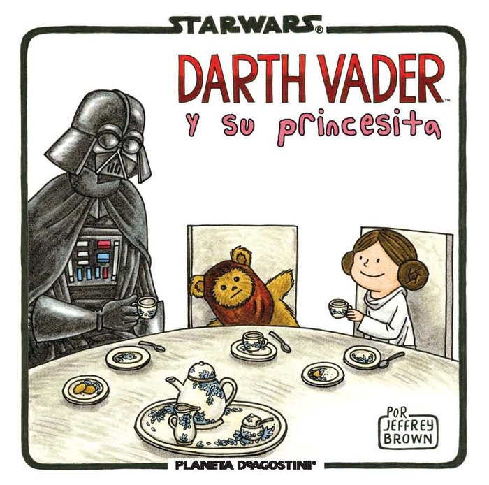 Star Wars Vader y su princesita, de Brown, Jeffrey | portada del libro