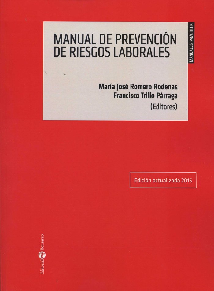 Manual de Prevención de Riesgos Laborales, de Armero Fernández | portada del libro