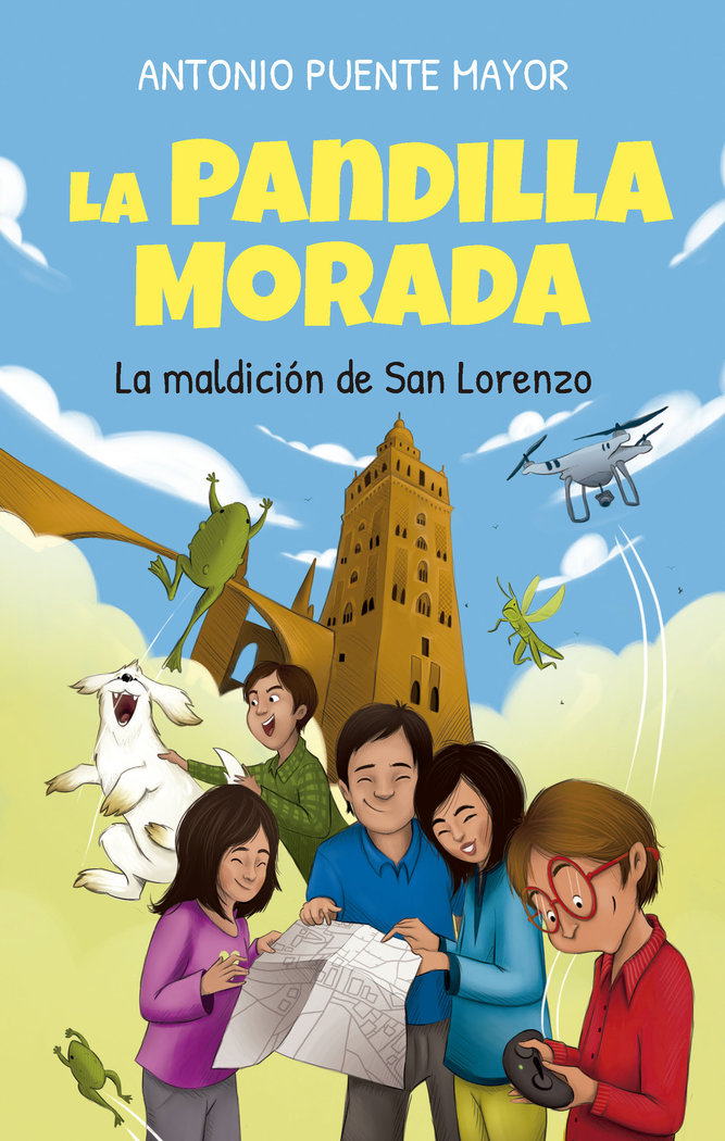 La Pandilla Morada y la maldición de San Lorenzo, de Puente Mayor, Antonio | portada del libro
