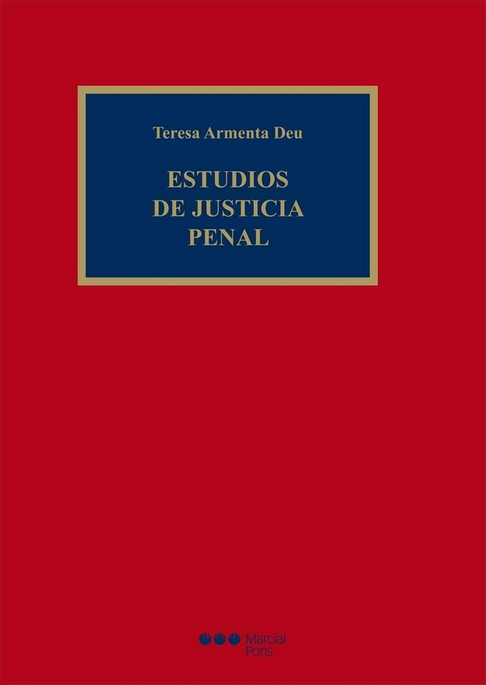 Estudios de justicia penal, de Armenta Deu, Mª Teresa | portada del libro