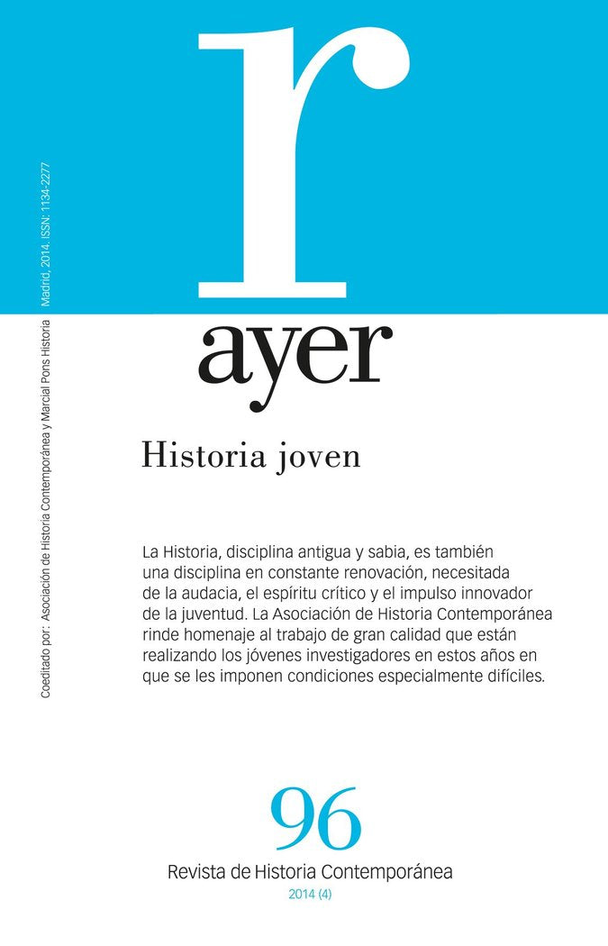 HISTORIA JOVEN (Ayer 96), de Varios autores | portada del libro