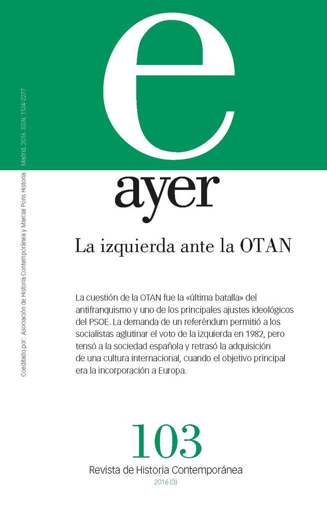 La izquierda ante la OTAN, de Mateos López, Abdón | portada del libro