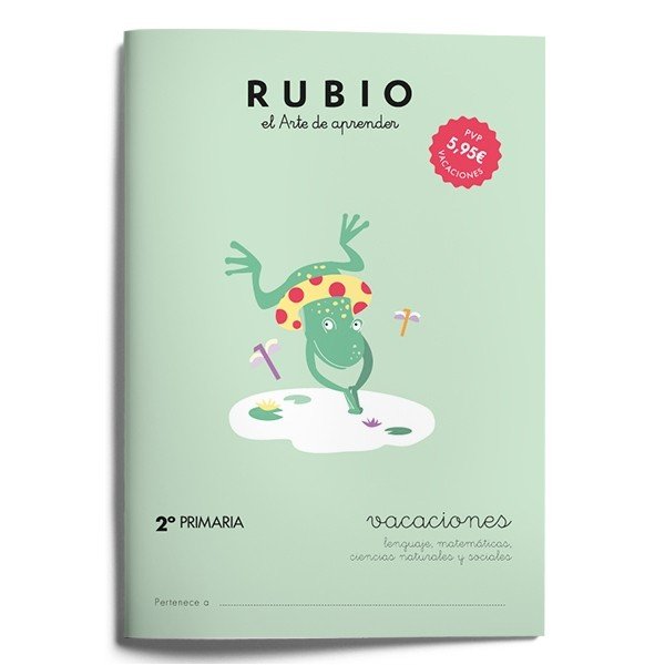 Vacaciones RUBIO (2.º de Primaria), de Varios autores | portada del libro