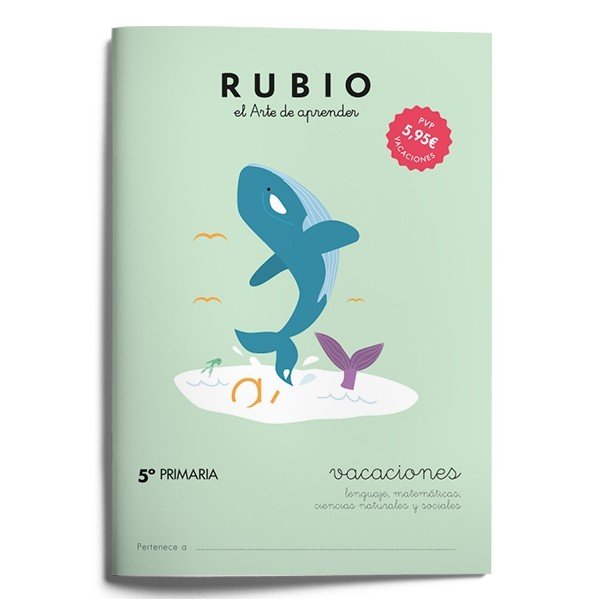Vacaciones RUBIO (5.º de Primaria), de Varios autores | portada del libro