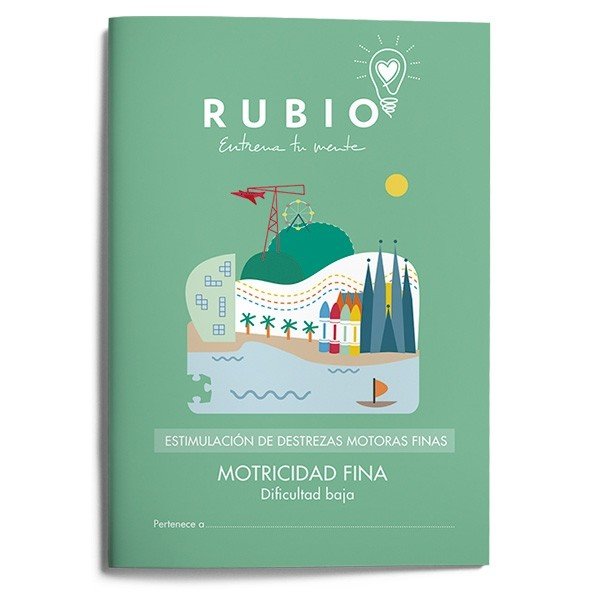 Estimulación de destrezas motoras finas: motricidad fina (dificultad baja), de FUNDACIÓN CUADERNOS RUBIO | portada del libro