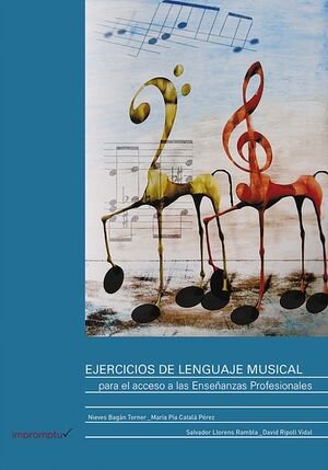 Ejercicios de lenguaje musical para el acceso a las Enseñanzas Profesionales, de Bagán Torner | portada del libro