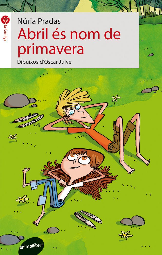 Abril és nom de primavera, de Núria Pradas | portada del libro