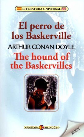 El perro de los Baskerville / The hound of the Baskervilles, de Conan Doyle | portada del libro