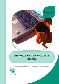 MF0980_2 Gestión auxiliar de personal, de Rosa Isorna Potel | portada del libro