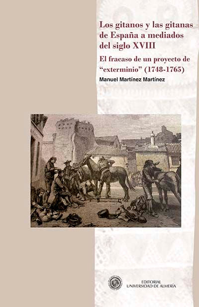 Los gitanos y las gitanas de España a mediados del siglo XVIII, de Martínez Martínez | portada del libro