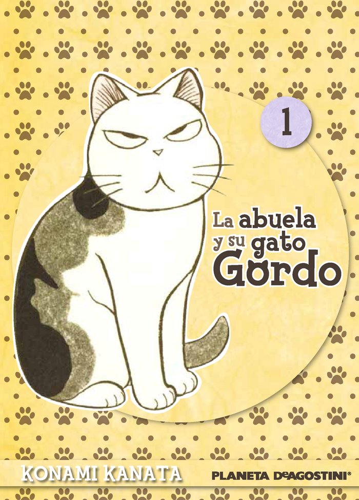La abuela y su gato gordo nº 01/08, de Kanata, Konami | portada del libro