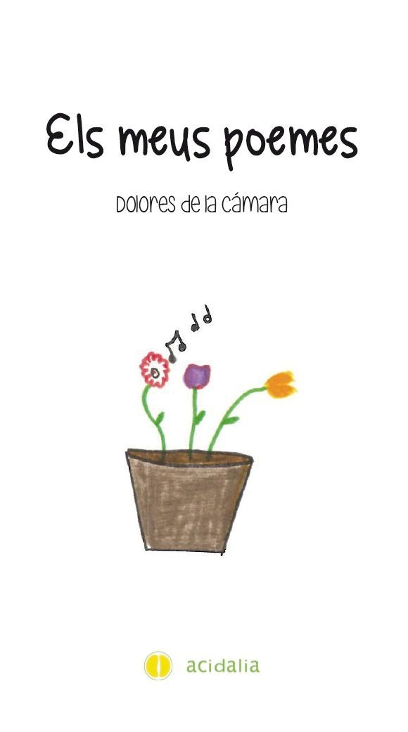 Els meus poemes, de de la Cámara Muria, Dolores | portada del libro