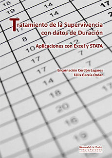 TRATAMIENTO DE LA SUPERVIVENCIA CON DATOS DE DURACIÓN, de CORDÓN LAGARES, ENCARNACIÓN | portada del libro