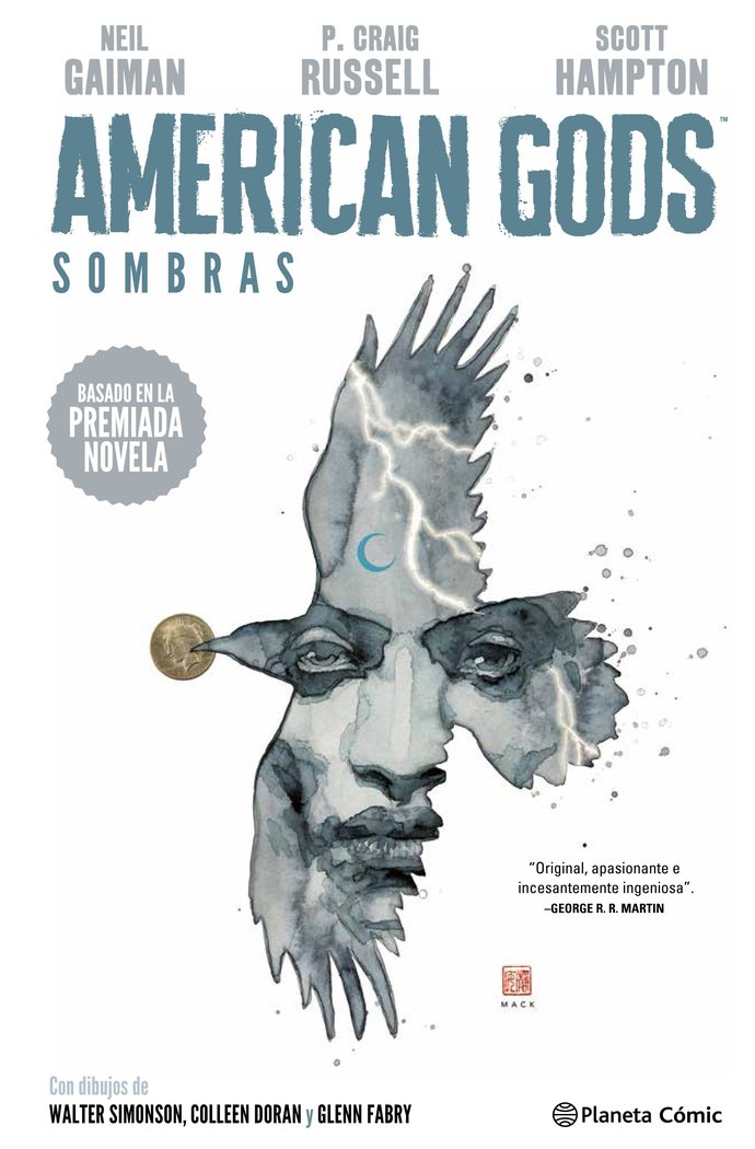 American Gods Sombras Tomo nº 01/03, de Gaiman | portada del libro